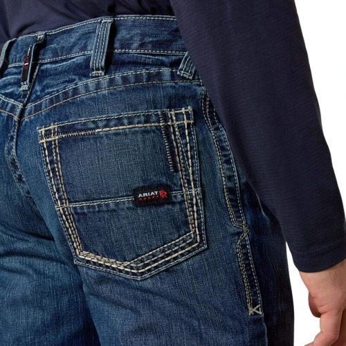 Ariat Men's FR M4 Relaxed Boundary Boot Cut Jean 4 Ariat Men's FR M4 Relaxed Boundary Boot Cut Jean - Image 4