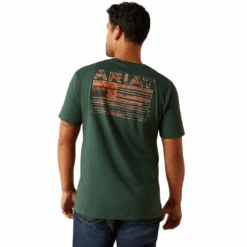 Ariat Men's Rustic Wood Flag T-Shirt