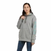 Ariat Women's Rebar Graphic Hoodie, Grey