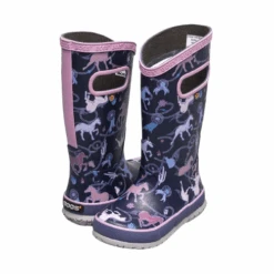 Bogs Girls Rodeo Horses Rainboots