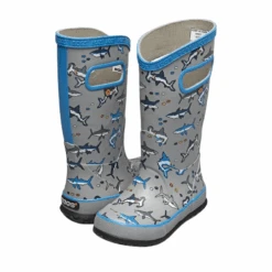 Bogs Boys Pixel Shark Rainboot