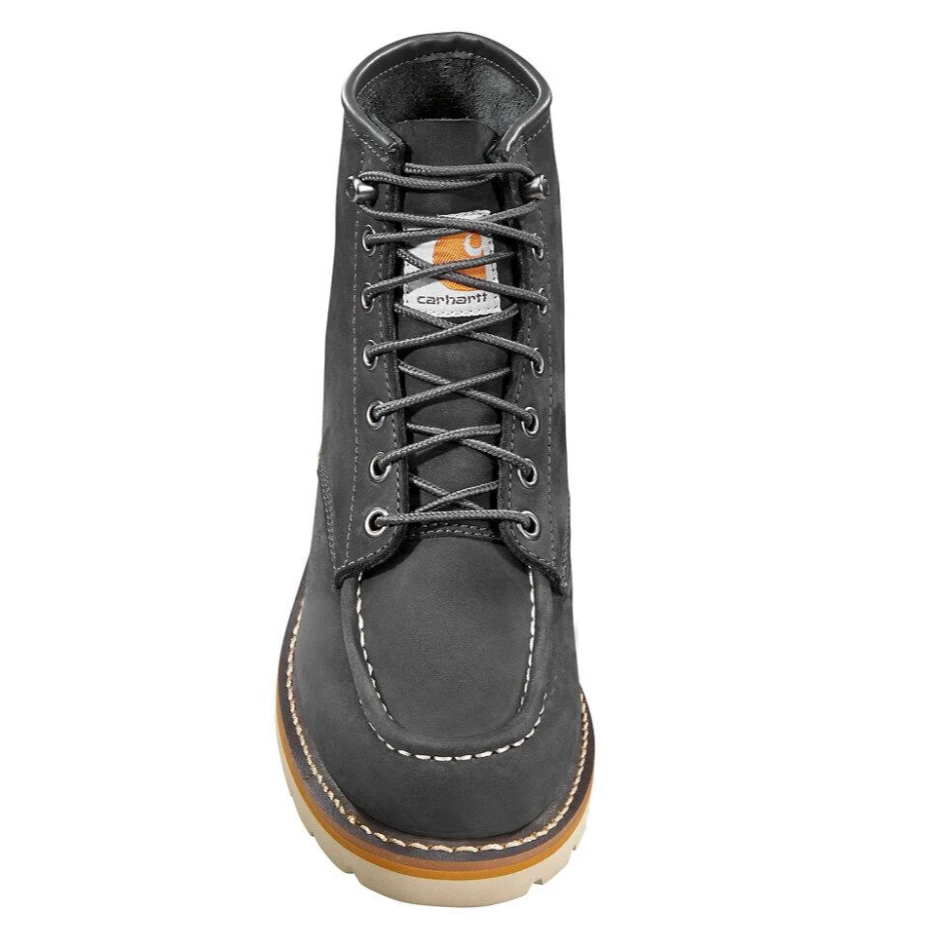 Carhartt Women's 6-Inch Moc Toe Wedge Boot, Dark Gray 3 Carhartt Women's 6-Inch Moc Toe Wedge Boot, Dark Gray - Image 3