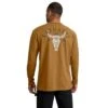 Carhartt Men's Loose Fit Heavyweight Long-Sleeve Pocket Longhorn Graphic Shirt