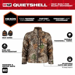 Milwaukee Men's M12 Heated Quietshell Jacket -Cheap Footwear Store 1013001 2