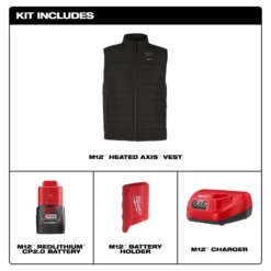 Milwaukee Men's M12 Heated Axis Vest -Cheap Footwear Store 1013037 3