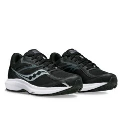 Saucony Men's Cohesion 17 Shoes, Black & White