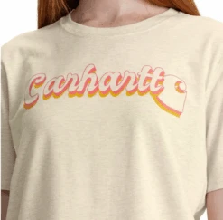 Carhartt Women's Tencel Fiber Series Loose Fit Short-Sleeve Script Graphic T-Shirt -Cheap Footwear Store 1015451 3
