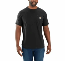 Carhartt Men's Force Relaxed Fit Short-Sleeve Pocket T-Shirt -Cheap Footwear Store 12312 1