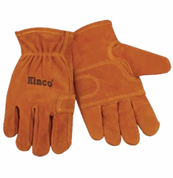 Kinco Unlined Split Cowhide Leather Fencing Gloves