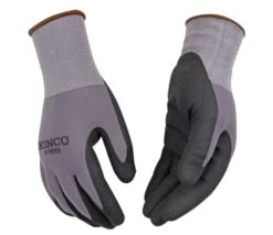 Kinco Large Nylon-Spandex Knit Shell & Micro-Foam Nitrile Palm Glove, 3-Pack
