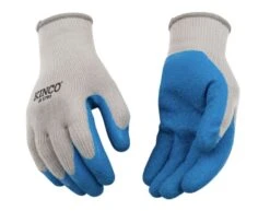 Kinco Large Polyester Knit Shell & Latex Palm Glove, 3-Pack