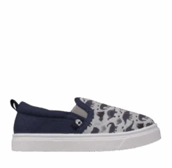 Oomphies Rascal Boys Slip-On Shoe, Gray/Navy