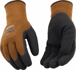 Kinco Frost Breaker® Thermal Knit Shell & Latex Palm Glove -Cheap Footwear Store 1787 on hands 3