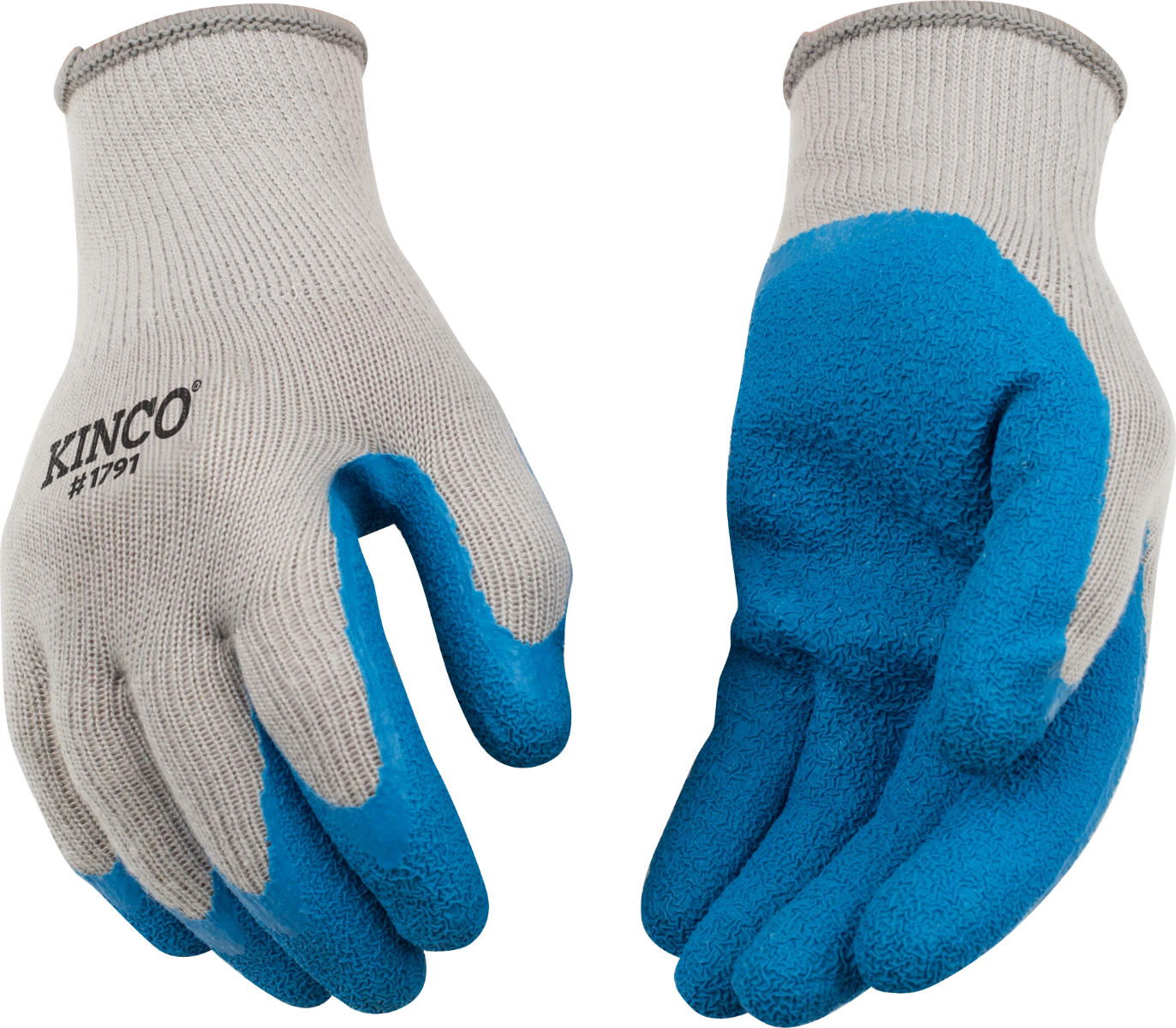 Kinco Polyester Knit Shell & Latex Palm Glove, Small 2 Kinco Polyester Knit Shell & Latex Palm Glove, Small - Image 2