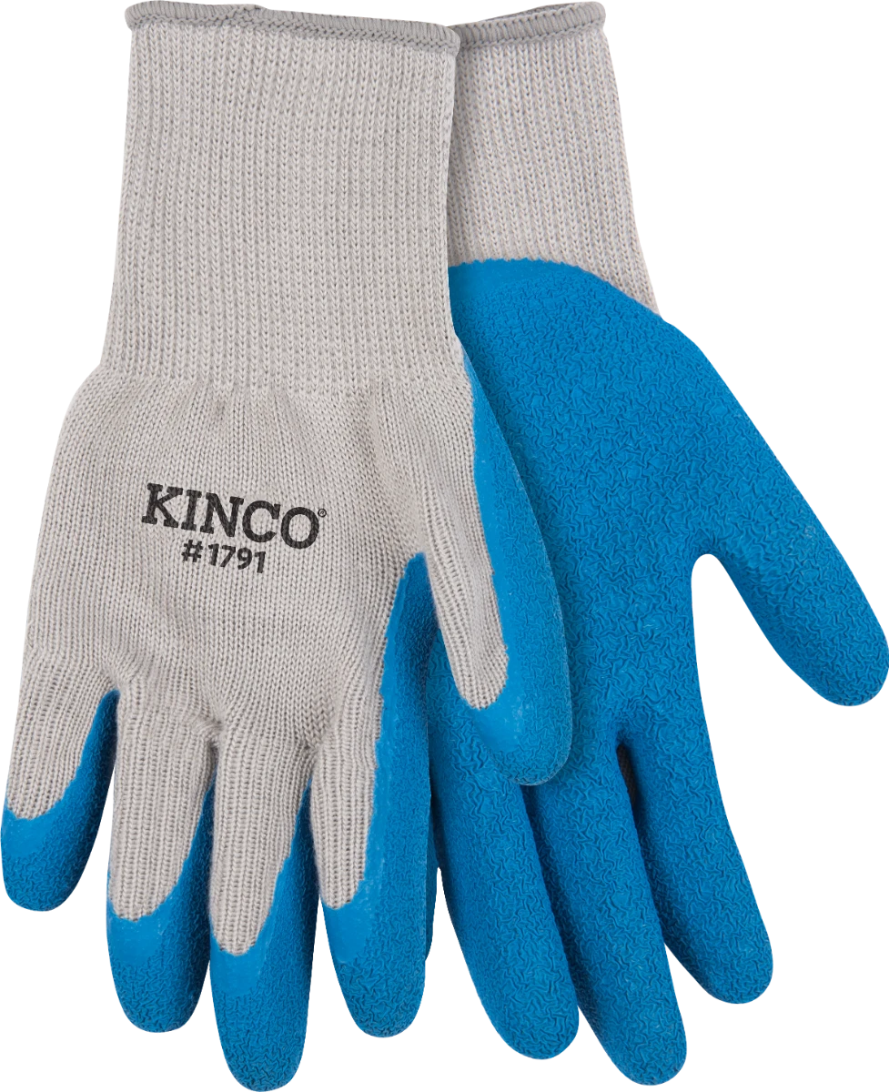 Kinco Polyester Knit Shell & Latex Palm Glove, Large 2 Kinco Polyester Knit Shell & Latex Palm Glove, Large - Image 2