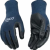 Kinco Navy Blue Polyester Knit Shell & Nitrile Palm Glove
