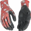 Kinco Women’s Coral Print Polyester Knit Shell & Nitrile Palm Glove