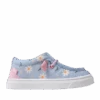 Oomphies Parker Girls Slip-On Shoe, Blue Floral