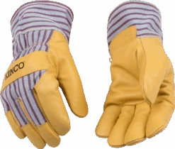 Kinco 1927® Lined Premium Grain Pigskin Palm With Safety Cuff M