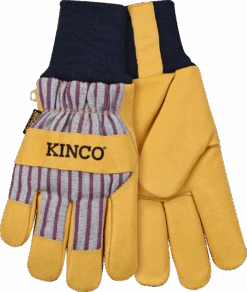 Kinco1927KW™ Lined Premium Grain Pigskin Palm With Knit Wrist XL