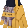Kinco1927KW™ Lined Premium Grain Pigskin Palm With Knit Wrist S