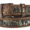 Nocona Men's Camo Mossy Oak Center Inlay Belt