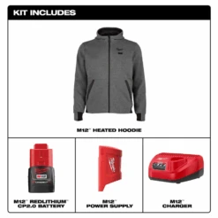 Milwaukee Men's M12 Heated Hoodie -Cheap Footwear Store 2006813 3