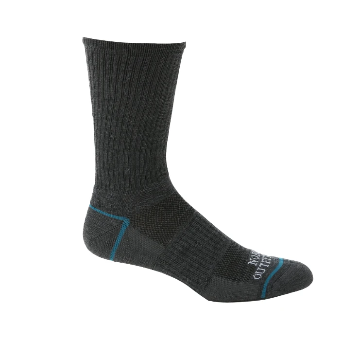 Noble Outfitters Men's Motion Merino Crew Socks, 2-Pack 1 Noble Outfitters Men's Motion Merino Crew Socks, 2-Pack