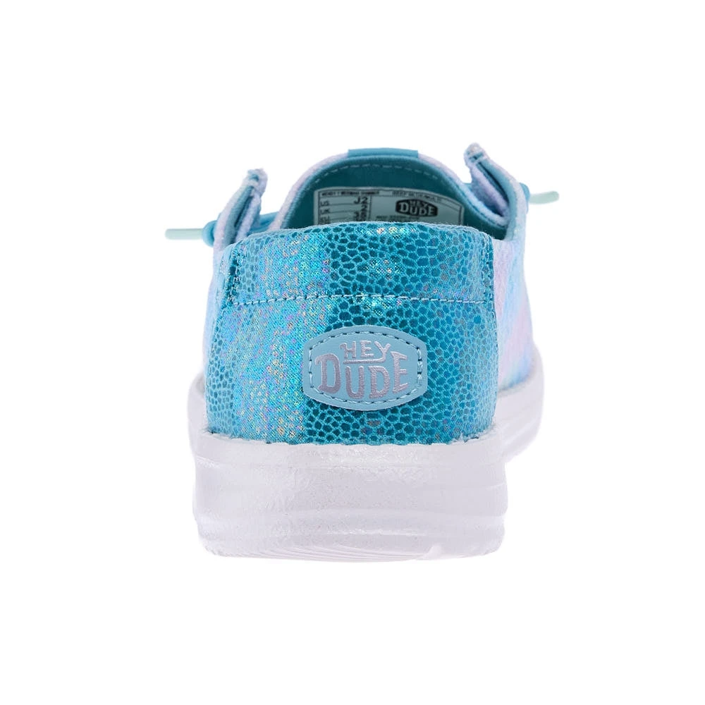 Hey Dude Girls' Wendy Mermaid Shimmer Shoes 2 Hey Dude Girls' Wendy Mermaid Shimmer Shoes - Image 2