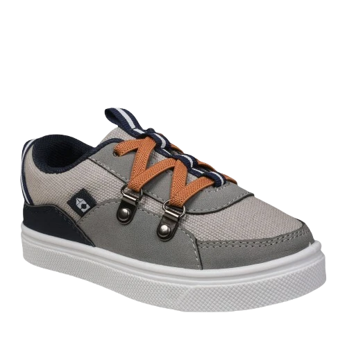 Oomphies Colton Boys Slip-On Shoe, Grey 2 Oomphies Colton Boys Slip-On Shoe, Grey - Image 2