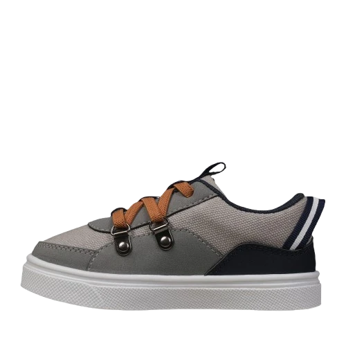 Oomphies Colton Boys Slip-On Shoe, Grey 3 Oomphies Colton Boys Slip-On Shoe, Grey - Image 3