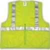 Tingley Mesh Hi Vis Zipper Lime Vest