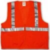 Tingley Mesh Hi Vis Orange Zipper Vest