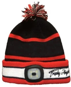 Trophy Angler ASG-2000P-BR 200 Lumen Rechargeable LED POM Winter Hat