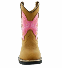 Itasca Kids Buckroo Cowboy Boots, Pink