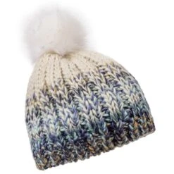 Huntworth Women's Multi-Lined Knit Beanie Hat