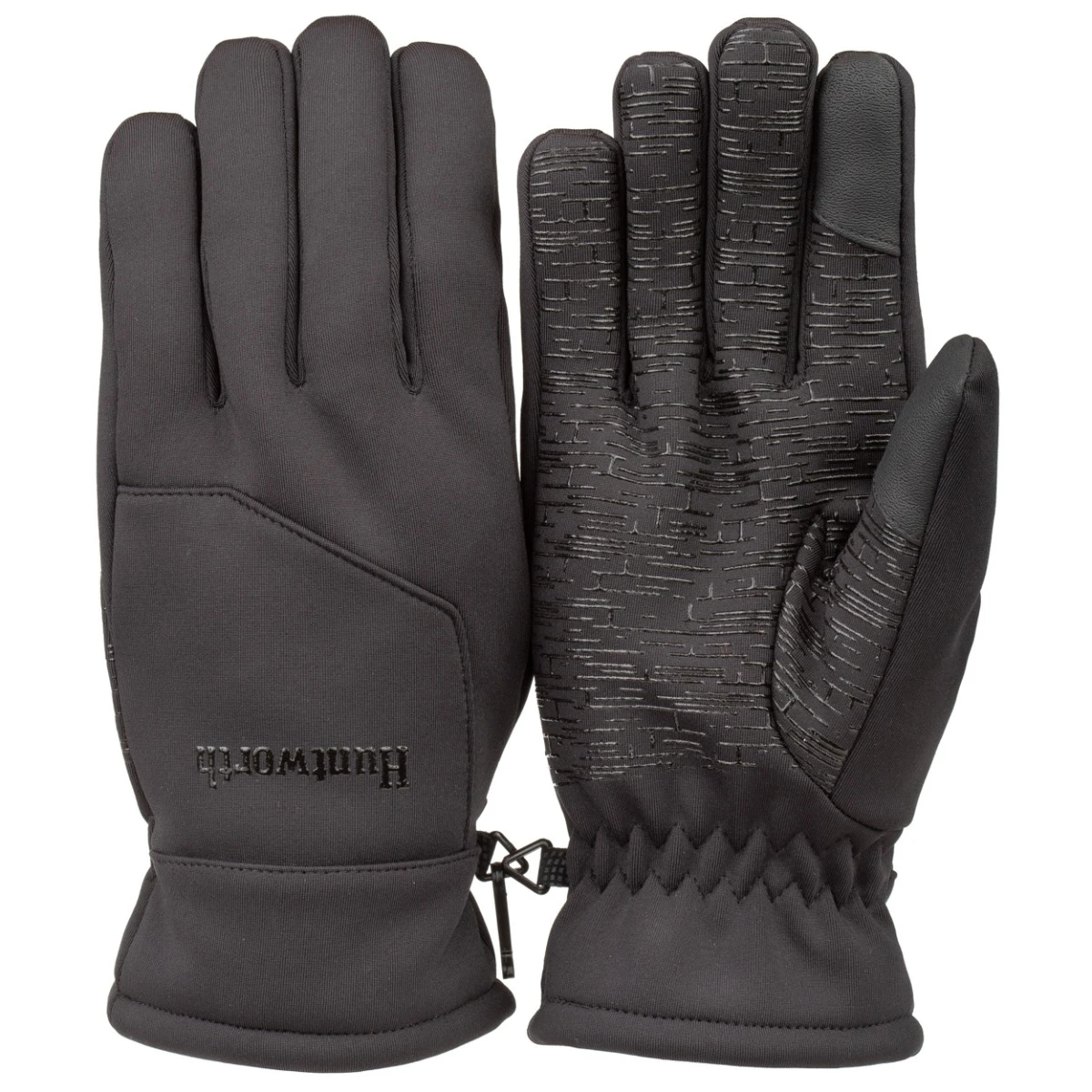 Huntworth Men's Gloves With Heat Boost, Black 1 Huntworth Men's Gloves With Heat Boost, Black
