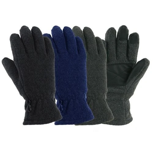 Grand Sierra Men's MicroFleece Thinsulate Glove, Assorted 1 Grand Sierra Men's MicroFleece Thinsulate Glove, Assorted