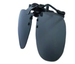 I-Gogs Adult Black Polarized Clip-On Sunglasses