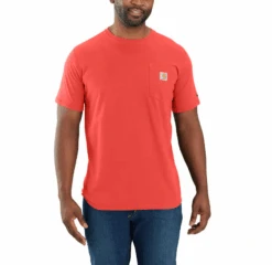 Carhartt Men's Force Relaxed Fit Short-Sleeve Pocket T-Shirt -Cheap Footwear Store 65435 1