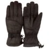 Huntworth Women's Plush Ski Gloves, Black/Gray