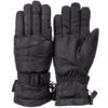 Huntworth Women's Ski Gloves With Heat Boost, Black