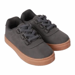 Oomphies Wyatt Boys Slip-On Shoe, Charcoal