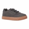 Oomphies Wyatt Youth Boys Lace-Up Shoe, Charcoal