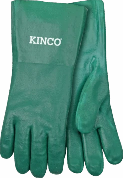 Kinco 14" Sandy Finish PVC With Gauntlet Glove - Large -Cheap Footwear Store 7184g overlapping
