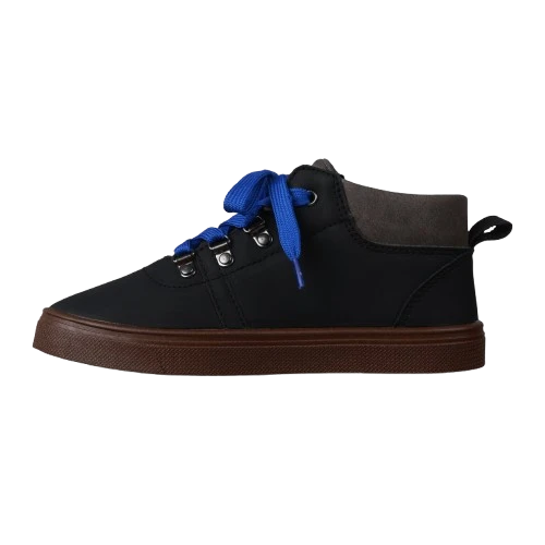 Oomphies Hudson Youth Boys Lace-Up Shoe, Black/Charcoal 4 Oomphies Hudson Youth Boys Lace-Up Shoe, Black/Charcoal - Image 4