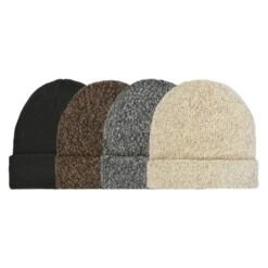 Grand Sierra Men's Marbled Ragg Wool Cuff Hat, Assorted