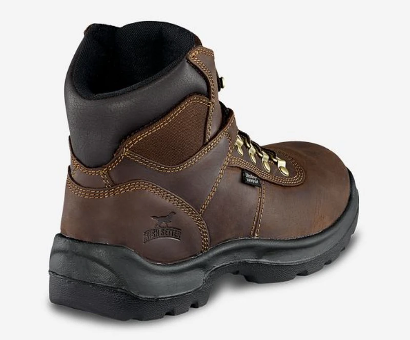 Irish Setter Ely Men's 6 In. Waterproof Leather Safety Toe Boot, Brown 2 Irish Setter Ely Men's 6 In. Waterproof Leather Safety Toe Boot, Brown - Image 2