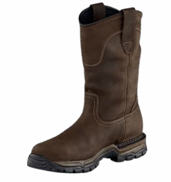 Irish Setter Two Harbors Men's 11-Inch Waterproof Steel Toe Pull-On Boot, Brown -Cheap Footwear Store 83906 2