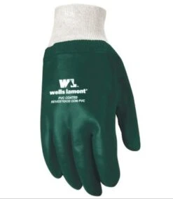 Wells Lamont Green PVC Gloves